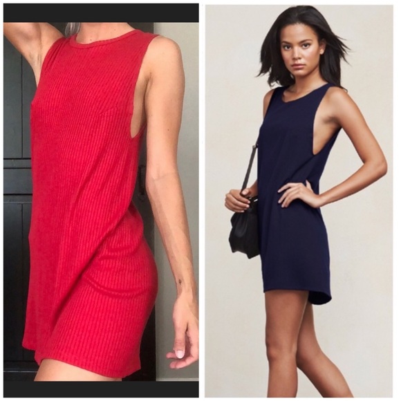 Reformation Tali Ribbed Tank Mini Dress - Picture 2 of 4